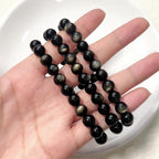 金のオブシディアン ブレスレット 6/8/10/12mm