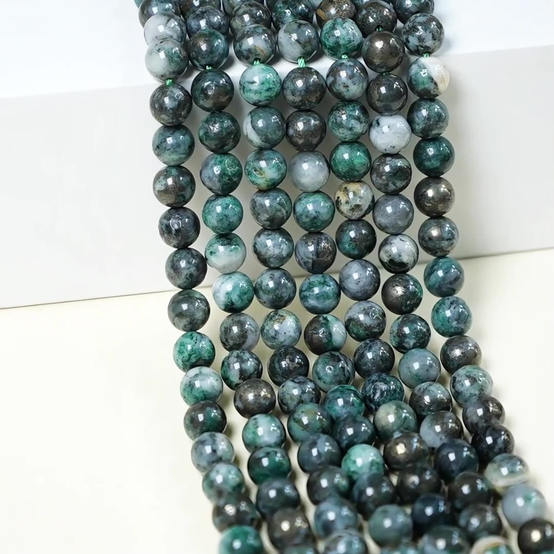 緑色の鉄鉱石 連材 6/8/10/12mm