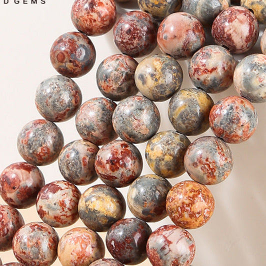 ヒョウ皮石 連材 6/8/10/12mm