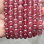 アイスストロベリークリスタル  ブレスレット 6mm/ 7~10mm