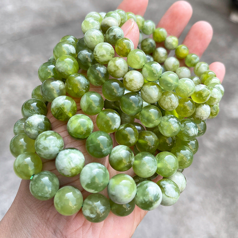 グリーングレープミルクティー ブレスレット 7~12mm