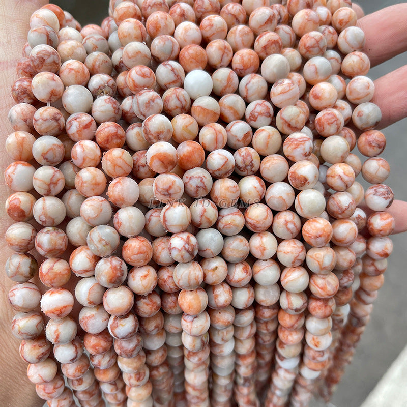 ピンクのグリッドストーン 連材 6/8/10/12mm