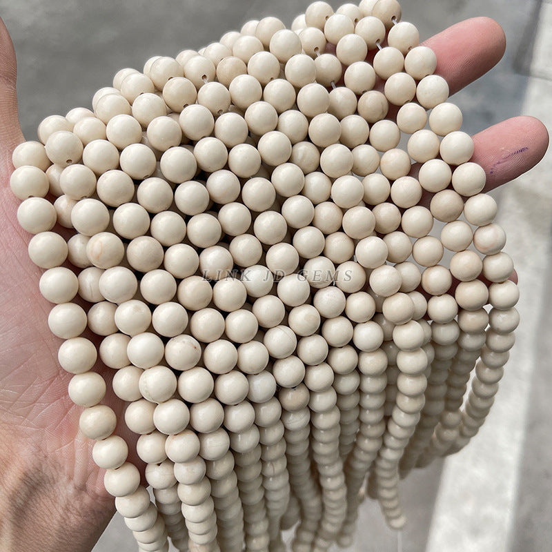 アルビノ石 連材 6/8/10/12mm