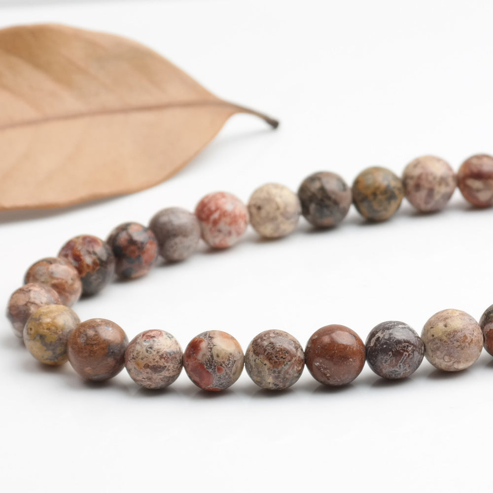 ヒョウ皮石 連材 6/8/10/12mm