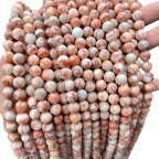 ピンクのグリッドストーン 連材 6/8/10/12mm