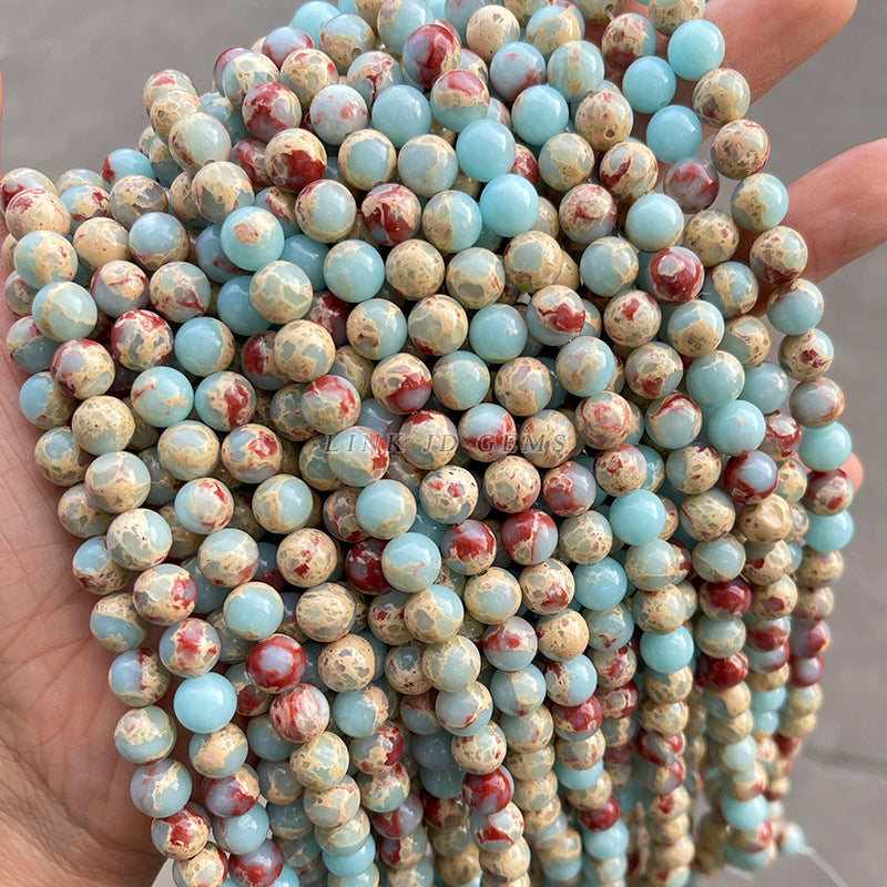 寿山石 連材 6/8/10/12mm