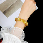 金リチウム雲母  ブレスレット 7~12mm