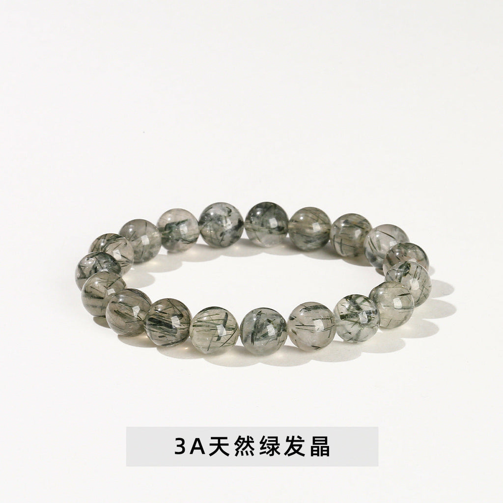 グリーンルチルクォーツ ブレスレット 6mm/7~10mm