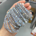 グレームーンストーン ブレスレット 7-10mm/12mm