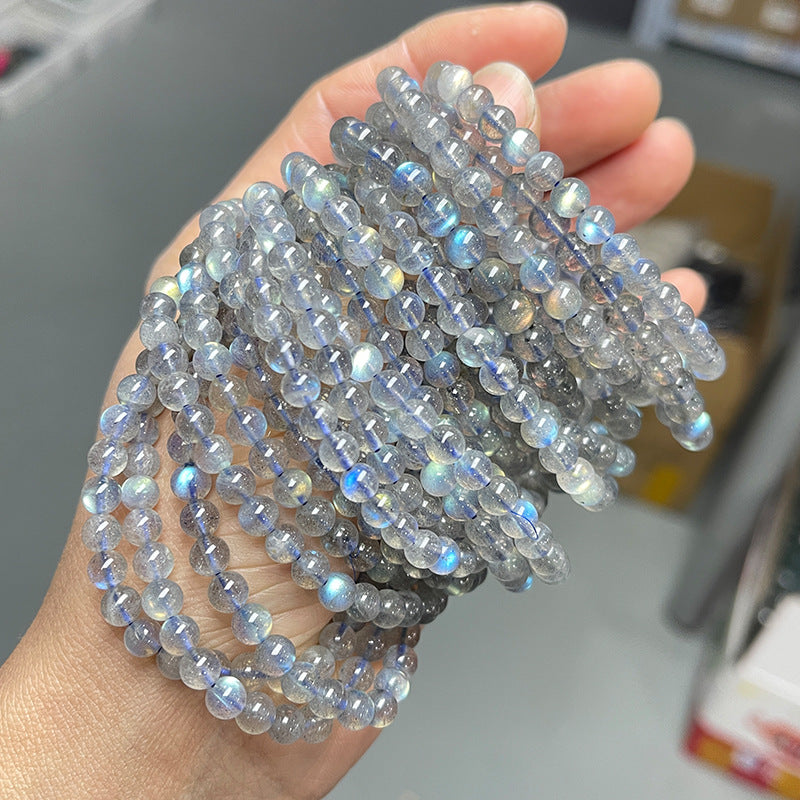 グレームーンストーン ブレスレット 7-10mm/12mm