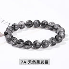 ブラックルチルクォーツ  ブレスレット 7~12mm